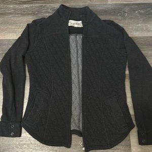 Dark Gray Zip-Up Jacket - S